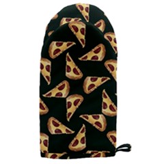 Pizza Slices Pattern Green Microwave Oven Glove by TetiBright