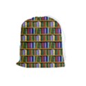 Books On A Shelf Drawstring Pouch (Large) View1