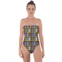 Books On A Shelf Tie Back One Piece Swimsuit View1