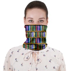 Books On A Shelf Face Covering Bandana (adult) by TetiBright