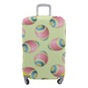 Colorful Easter Eggs Pattern Green Luggage Cover (Small) View1