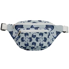 Blue Dolphins Pattern Fanny Pack by TetiBright