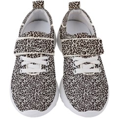 Black Cheetah Skin Kids  Velcro Strap Shoes by Sparkle