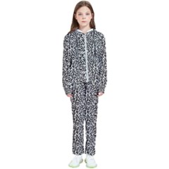 Black Cheetah Skin Kids  Tracksuit by Sparkle