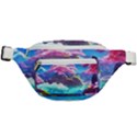 Fantasy Japan Mountains Cherry Blossoms Nature Fanny Pack View1