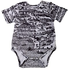 Old Civilization Baby Short Sleeve Bodysuit by ConteMonfrey