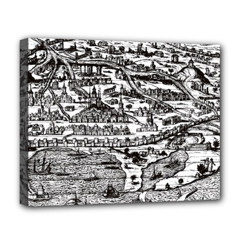 Old Civilization Deluxe Canvas 20  X 16  (stretched) by ConteMonfrey