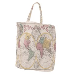 Mapa Mundi 1775 Giant Grocery Tote by ConteMonfrey