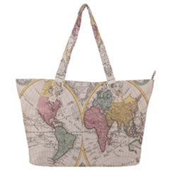 Mapa Mundi 1775 Full Print Shoulder Bag by ConteMonfrey