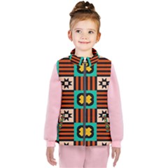 Shapes In Shapes                                                              Kid s Puffer Vest by LalyLauraFLM