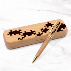 Retro Colors Puzzle Pieces                                                                 Alderwood Pen Set by LalyLauraFLM