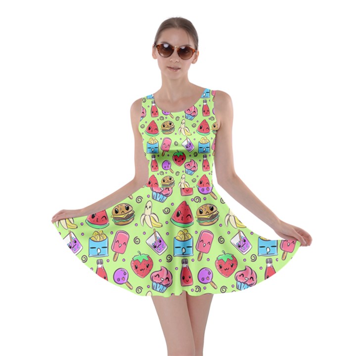 Summer Food Skater Dress