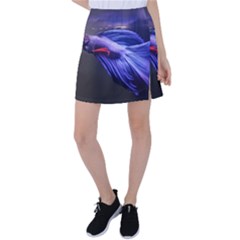 Betta Fish Photo And Wallpaper Cute Betta Fish Pictures Tennis Skirt by StoreofSuccess