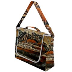 Art Boats Garda, Italy  Box Up Messenger Bag by ConteMonfrey