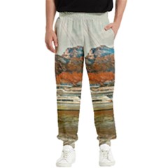 Boats On Lake Garda, Italy  Men s Elastic Waist Pants by ConteMonfrey