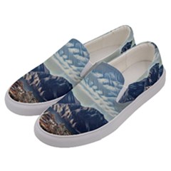 Lake In Italy Men s Canvas Slip Ons by ConteMonfrey