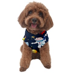 Space Galaxy Seamless Background Dog Sweater by Jancukart