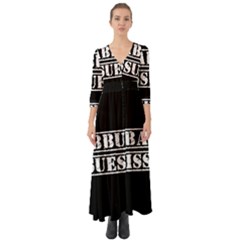 Babbu Issues - Italian Daddy Issues Button Up Boho Maxi Dress by ConteMonfrey