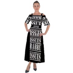 Babbu Issues - Italian Daddy Issues Shoulder Straps Boho Maxi Dress  by ConteMonfrey