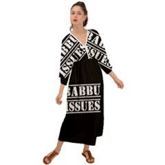 Babbu Issues - Italian Daddy Issues Grecian Style  Maxi Dress by ConteMonfrey