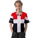 Arpitania Flag Kids  V-Neck Horn Sleeve Blouse View1