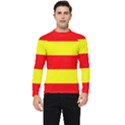 Aust Agder Flag Men s Long Sleeve Rash Guard View1