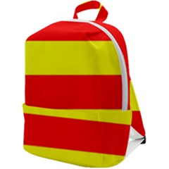 Aust Agder Flag Zip Up Backpack by tony4urban