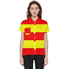 Aust Agder Flag Short Sleeve Pocket Shirt by tony4urban