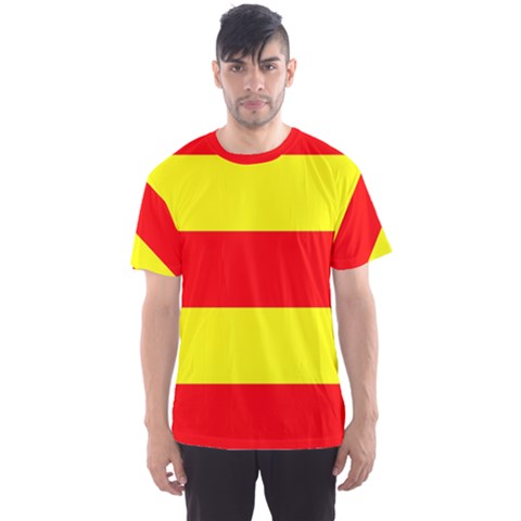 Aust Agder Flag Men s Sport Mesh Tee by tony4urban