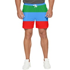 Dagestan Flag Men s Runner Shorts by tony4urban