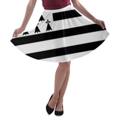 Brittany Flag A-line Skater Skirt by tony4urban