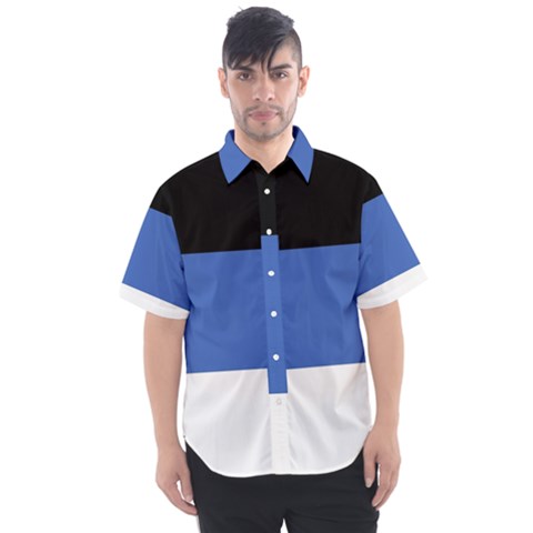 Estonia Men s Short Sleeve Shirt by tony4urban