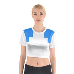 Akershus Flag Cotton Crop Top by tony4urban