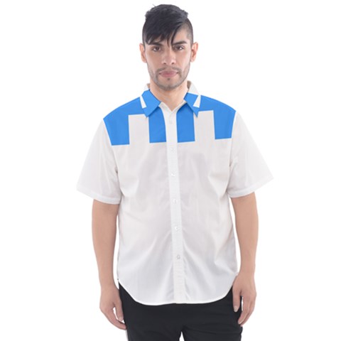 Akershus Flag Men s Short Sleeve Shirt by tony4urban