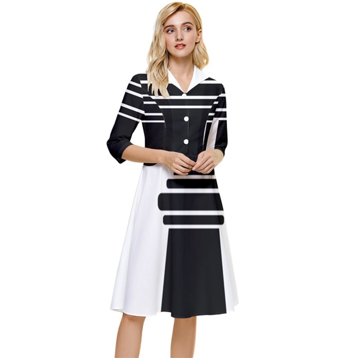 Basel Stadt Classy Knee Length Dress