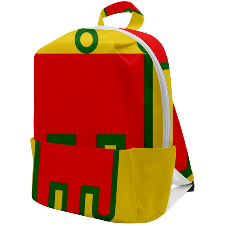 Auvergne Flag Zip Up Backpack