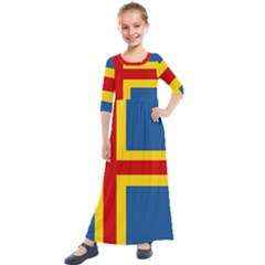 Aaland Kids  Quarter Sleeve Maxi Dress by tony4urban