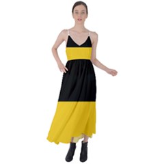 Baden Wurttemberg Flag Tie Back Maxi Dress by tony4urban