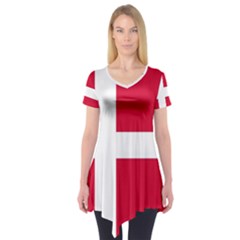 Denmark Short Sleeve Tunic  by tony4urban