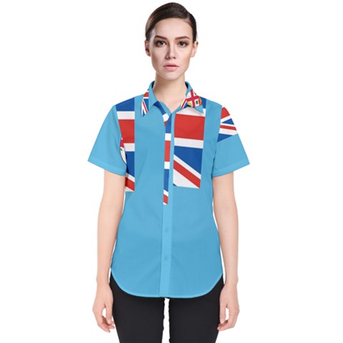 Fiji Women s Short Sleeve Shirt by tony4urban