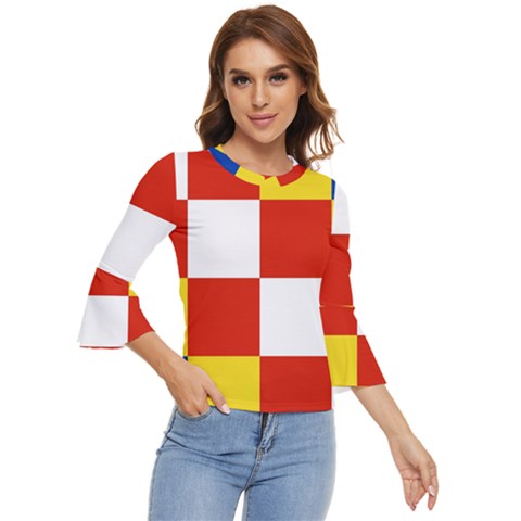 Antwerp Flag Bell Sleeve Top by tony4urban