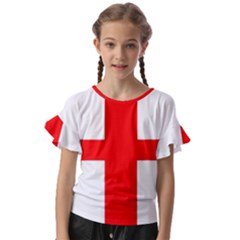 England Kids  Cut Out Flutter Sleeves by tony4urban