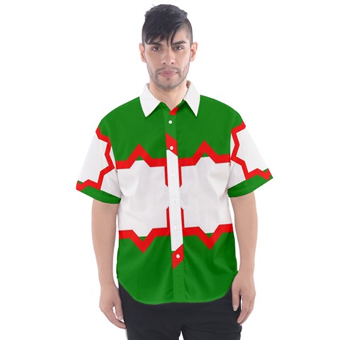 Andalusia Flag Men s Short Sleeve Shirt by tony4urban