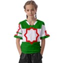 Andalusia Flag Kids  V-Neck Horn Sleeve Blouse View1