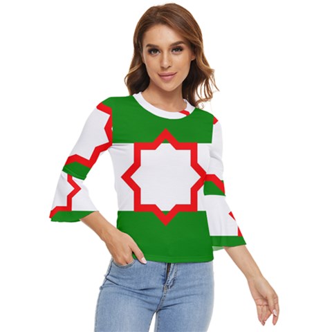 Andalusia Flag Bell Sleeve Top by tony4urban