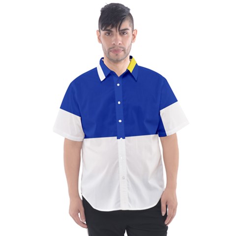 Bratislavsky Flag Men s Short Sleeve Shirt by tony4urban