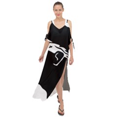 Corsica Flag Maxi Chiffon Cover Up Dress by tony4urban