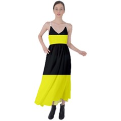 Kashubian Flag Tie Back Maxi Dress by tony4urban