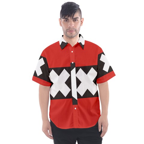 Amsterdam Men s Short Sleeve Shirt by tony4urban