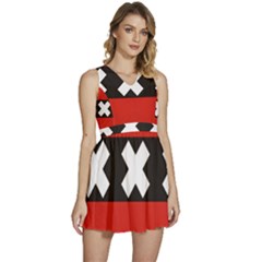 Amsterdam Sleeveless High Waist Mini Dress by tony4urban